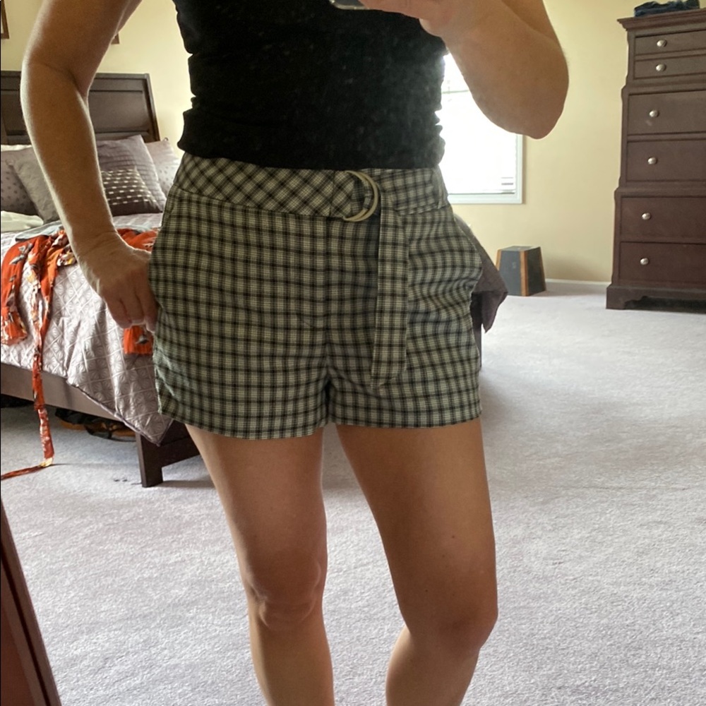 By the way brand Plaid Women's Shorts